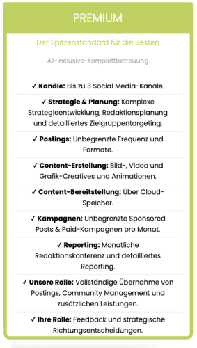 UnitedCreation – Die kreative Kraft hinter starken Marken - PREMIUM-Paket